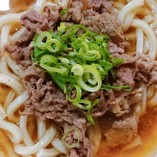 【リメイクレシピ】残った牛丼の具で！絶品肉うどん♪